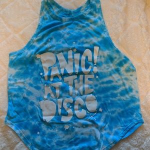 A Panic At The Disco Tie Dye Tank Top